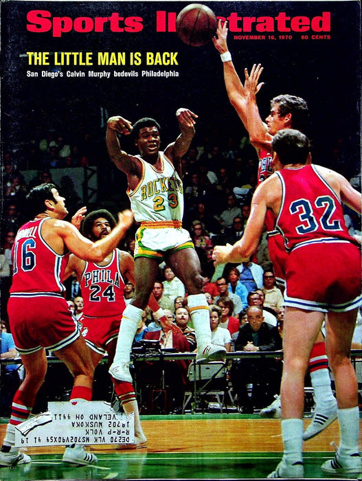 Sports Illustrated Magazine Nov 16 1970 Vol # Calvin Murphy of Houston Rockets