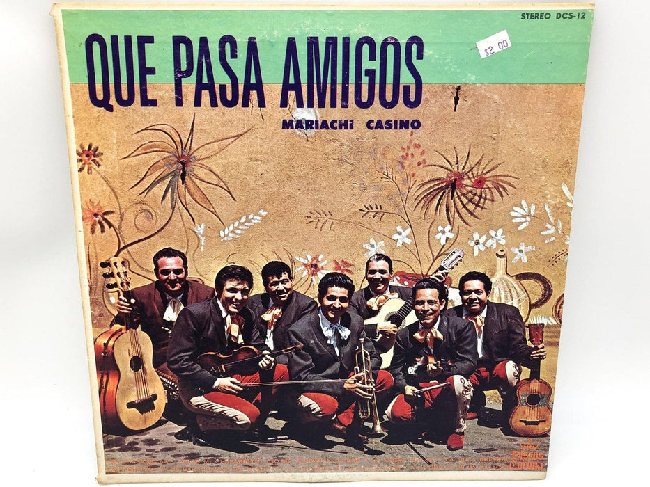 Mariachi Casino Que Pasa Amigos Record 33 RPM LP DCS-12 Discos Corona 1