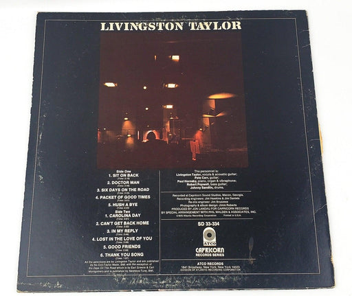 Livingston Taylor Self Titled Record 33 RPM LP SD 33-334 ATCO Records 1970 2