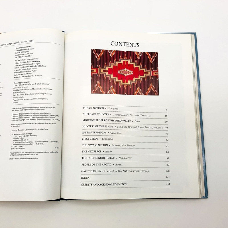 Our Native American Heritage Hardcover Readers Digest 1996 North American Indian 8