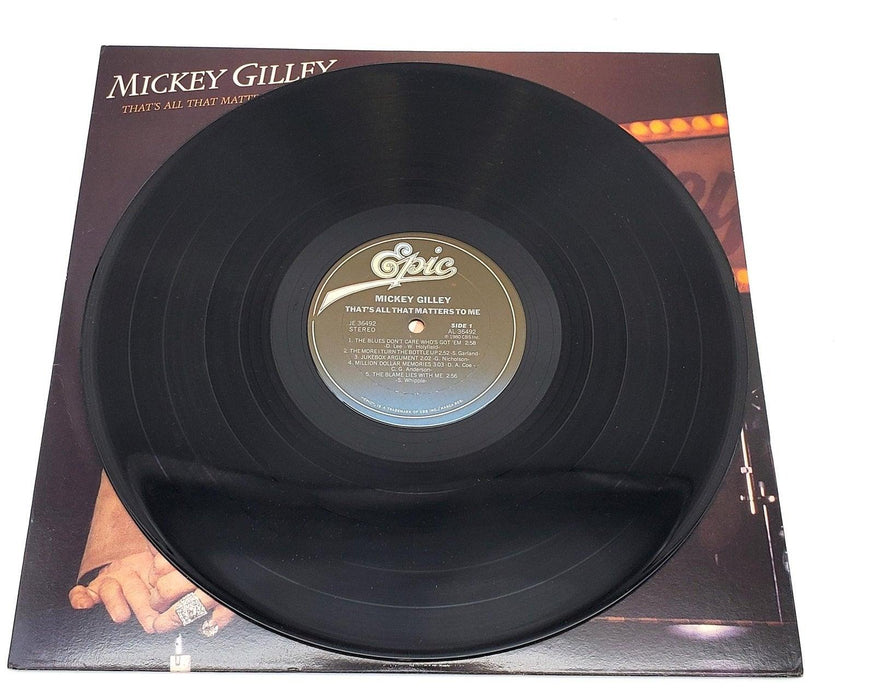 Mickey Gilley That's All That Matters To Me 33 RPM LP Record Epic 1980 JE-36492 5