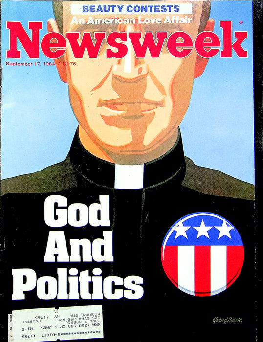 Newsweek Magazine September 17 1984 Regan Vs Mondale Fall Debate Religion Topic