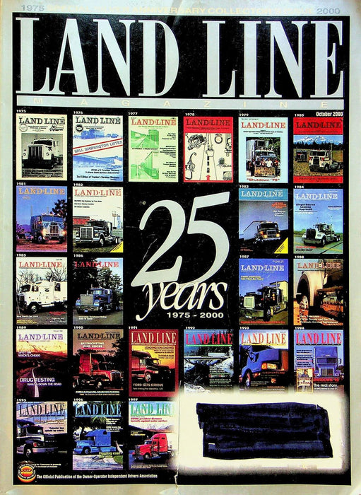 Land Line Magazine October 2000 Vol 25 # 7 25 Years 1975-2000