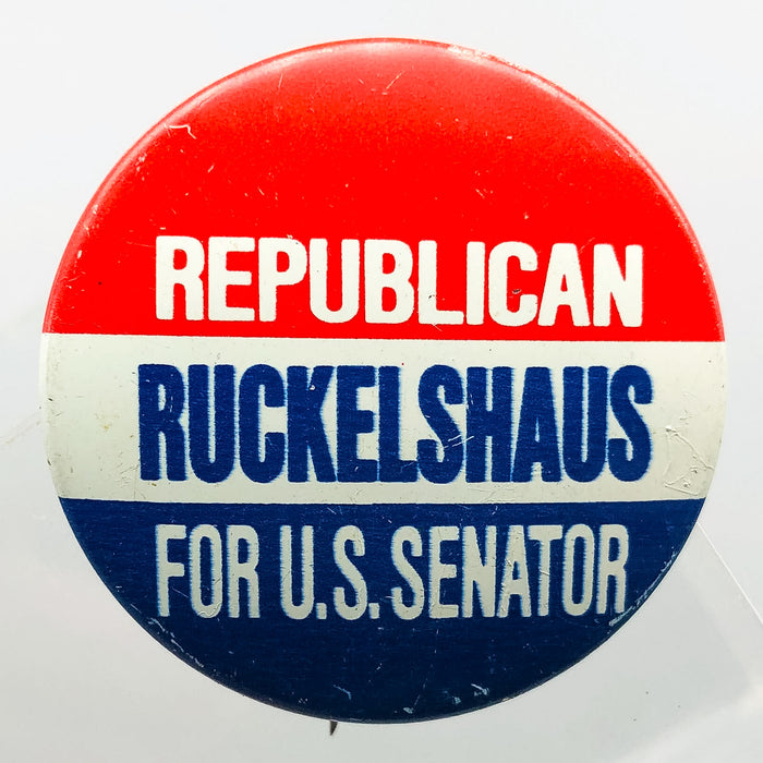 Republican Ruckelshaus For U.S. Senator Button Pin 1.25" Political Campaign 3