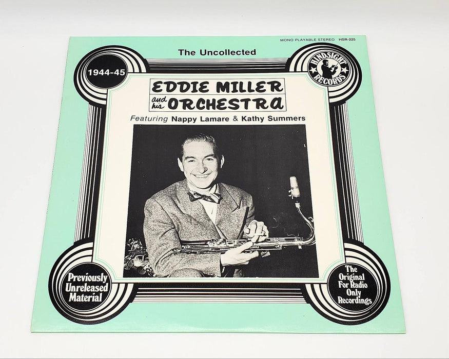 Eddie Miller And His Orchestra The Uncollected LP Record Hindsight Records 1