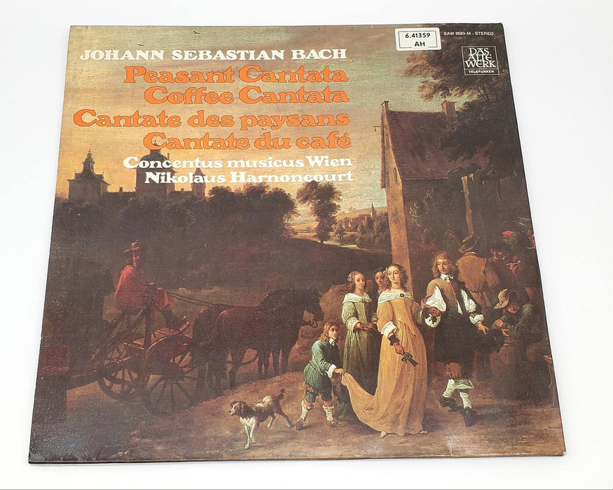 Johann Sebastian Bach Bauern-Kantate, Kaffee-Kantate LP Record Telefunken 2