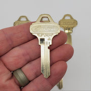 Schlage Everest 35-016 C230 Key Blanks Nickel Silver 6 Pin Lot Of 5 NOS 2