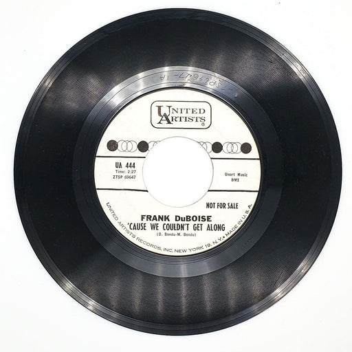 Frank Duboise Chicken Scratch 45 RPM Single Record United Artists 1962 Promo 2