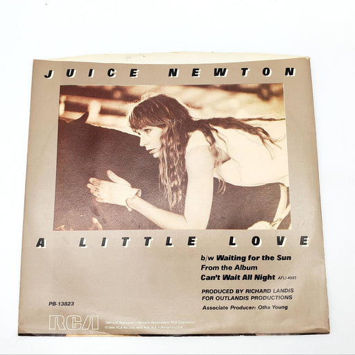 Juice Newton A Little Love Single Record RCA 1984 PB-13823 2