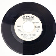 The Four Coins One Love, One Heart 45 RPM Single Record Epic 1959 Promo 1