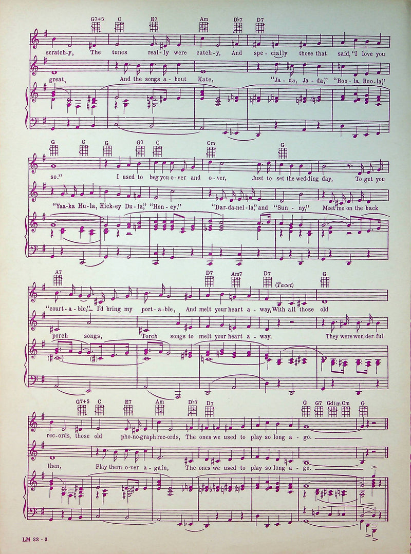 Guy Lombardo Sheet Music Get Out Those Old Records John Jacob Loeb Ragtime Piano 3