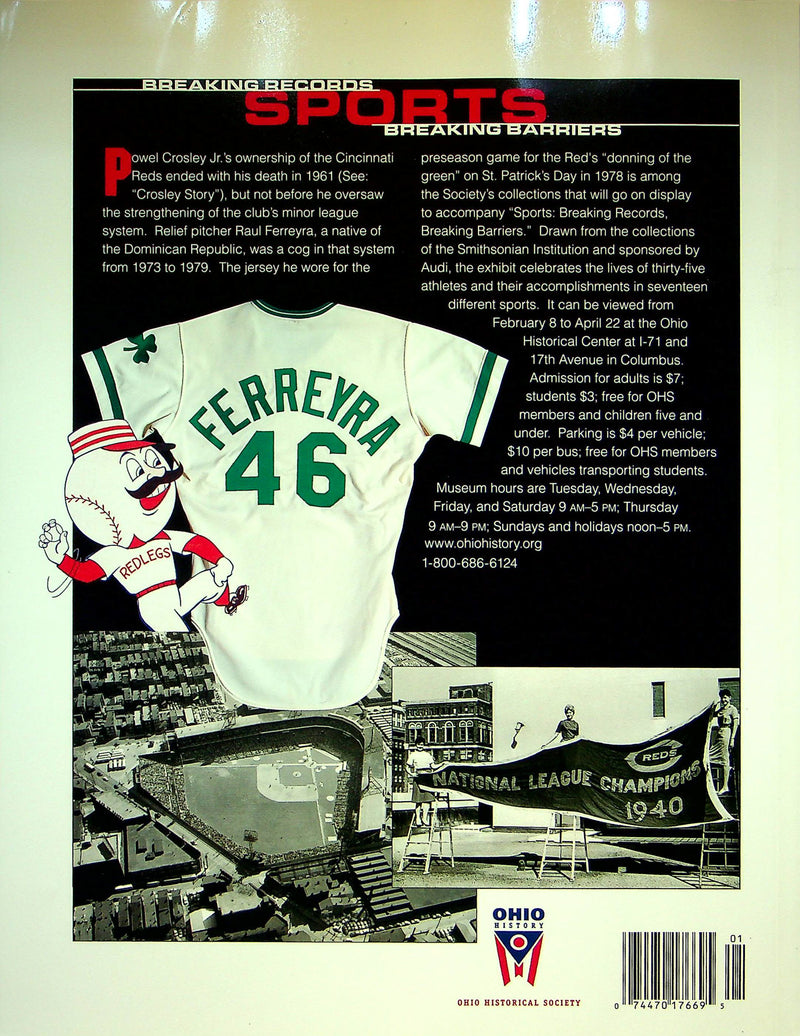 Timeline Ohio Historical Magazine Jan/March 2007 Vol 24 No 1 Theodore Miller 3