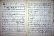 Vintage Sheet Music Day By Day Bing Crosby 1945 Cahn Stordahl Weston Piano Vocal 3