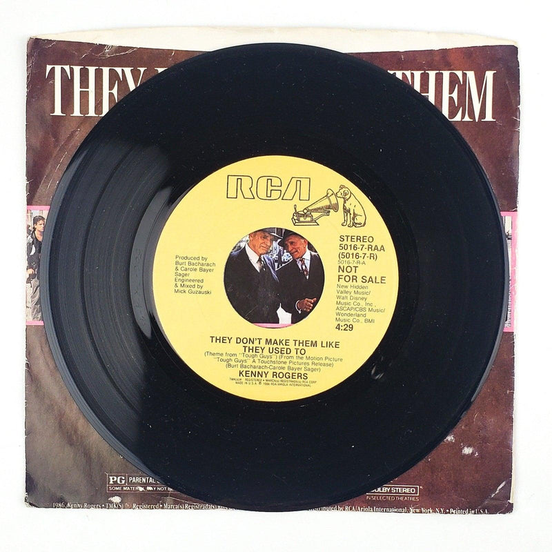 Kenny Rogers They Don't Make Them Like They Used To Record 45 Single RCA Promo 4