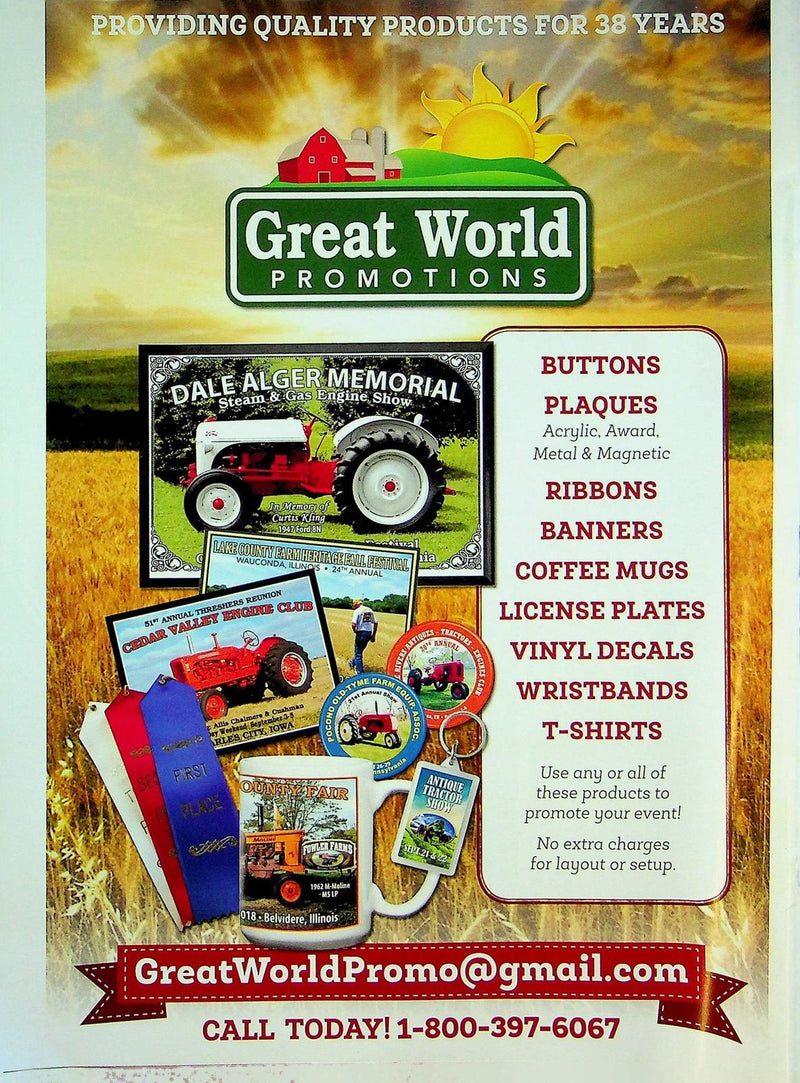 Farm Collector Magazine May 2021 Vol 23 # 10 Embossed John Deere Engine