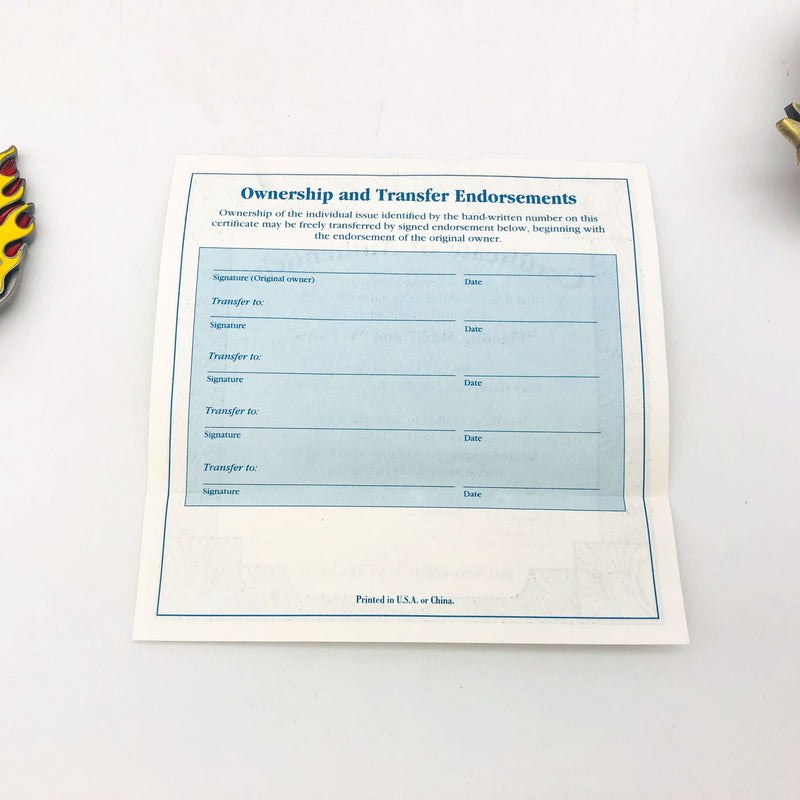 Pewter Belt Buckle Flaming Skull V-Twins Motorcycle Biker Lady Bradford Exchange