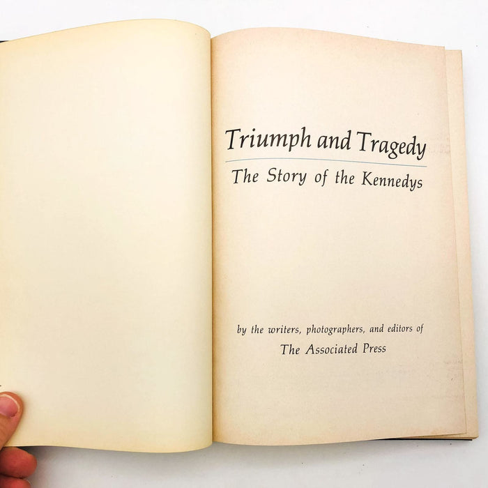 Triumph And Tragedy HC Associated Press 1968 Kennedys Story Akron Beacon Journal 6