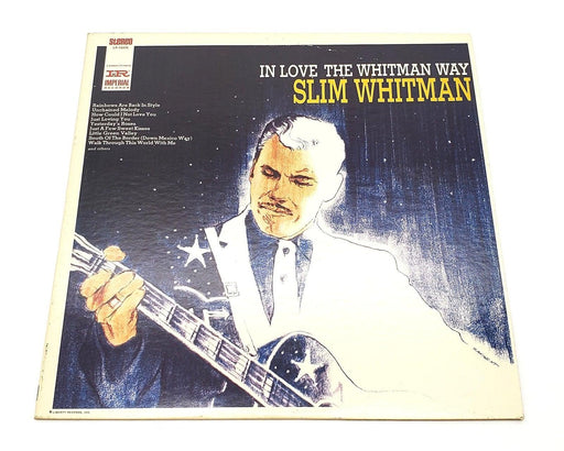 Slim Whitman In Love The Whitman Way 33 RPM LP Record Imperial 1968 LP-12375 1