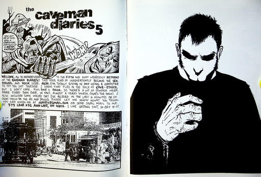 Caveman Diaries Comic Zine 2007 Vol 5 John Grit Cleveland OH Artist 2