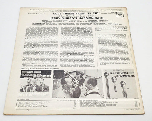 Jerry Murad's Harmonicats Love Theme From El Cid 33 RPM LP Record Columbia 1962 2