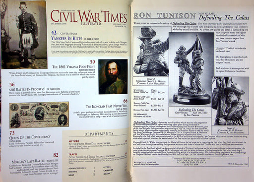 Civil War Times Magazine December 1996 Vol 35 No 6 New York's Fighting Scotsmen 2