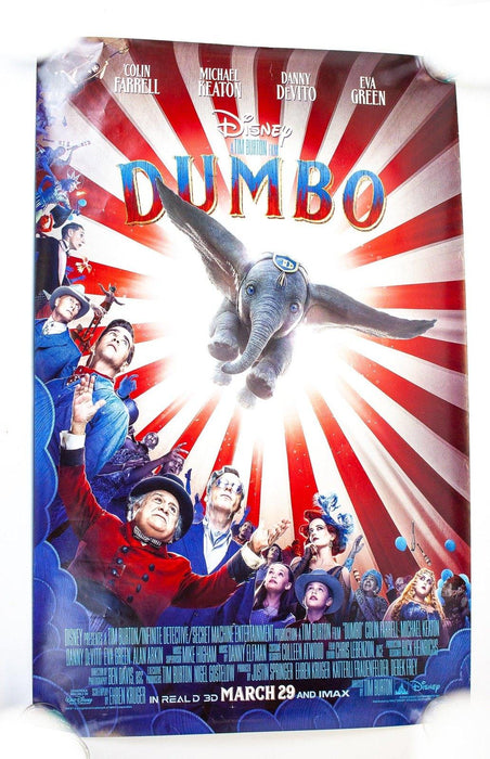 Walt Disneys Dumbo Movie Poster 2018 Official Theatre 27x40" Flying Elephant 1