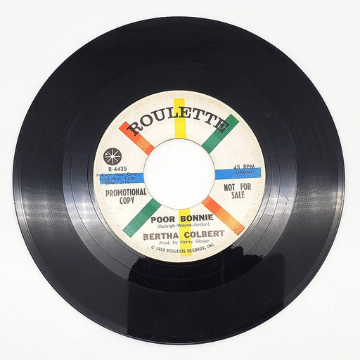 Bertha Colbert Teardrops On A Letter 45 RPM Single Record Roulette 1962 PROMO 2