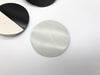 25PK Black Acrylic Circle Discs Round Plexiglas Laser Cut Sheet 5-1/8" x 1/32" 5