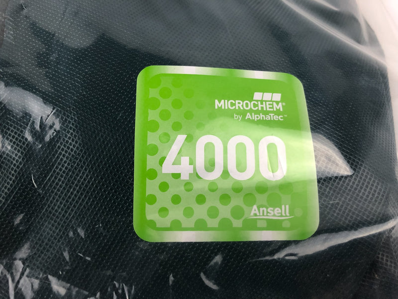 Sleeved Industrial Apron Medium Chemical Oil Resistant Ansell MicroChem 68-4000 5