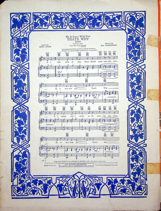 Sheet Music Breezin Along Haven Gillespie Seymour Simons Richard Whiting 1926 3