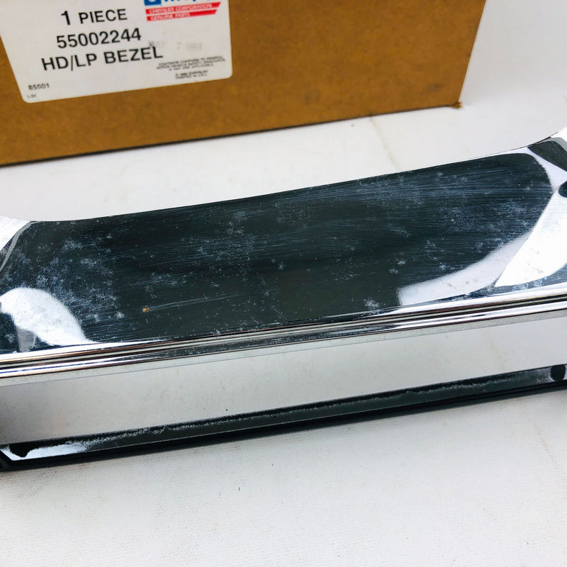 Mopar 55002244 HD LP Right Bezel For Headlight Headlamp Chrome Genuine OEM NOS