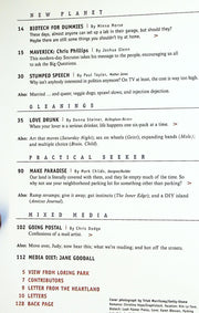 Utne Reader Best of Alternate Media October 2000 Jane Goodal, Sherman Alexie 3