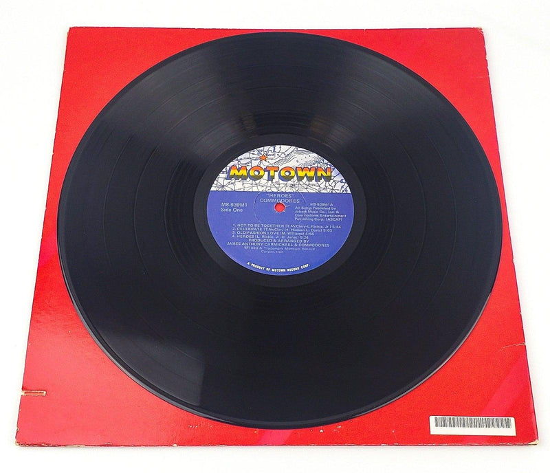 Commodores Heroes Record 33 RPM LP M8-939M1 Motown 1980 Gatefold 5