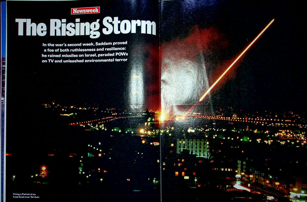 Newsweek Magazine February 4 1991 Desert Storm Gulf War Iraqi Scud Attacks