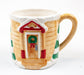 MCE Edi Sausalito: Ceramic Christmas Holiday Mugs - Snow Cottage, Set Of 2 | IOB 2