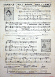 Sheet Music I'm Sorry I Made You Cry June Elvidoe John Bowers N J Clesi 1918 3