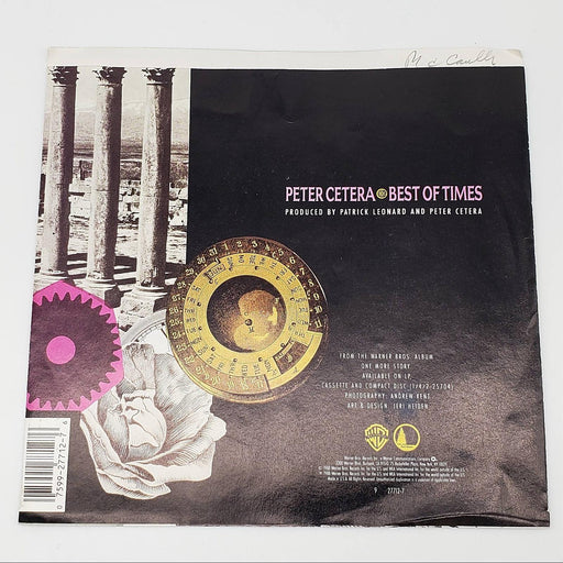 Peter Cetera Best Of Times Single Record Warner Bros. 1988 7-27712 2