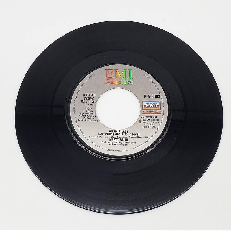 Marty Balin Atlanta Lady Single Record EMI 1981 P-A-8093 PROMO 1