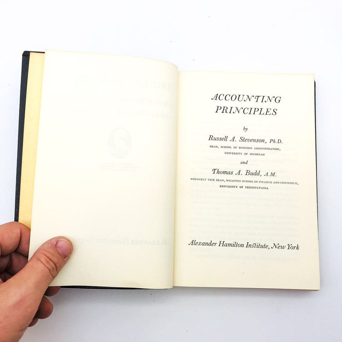 Modern Business Accounting Principles SC Alexander Hamilton Institute 1962 9