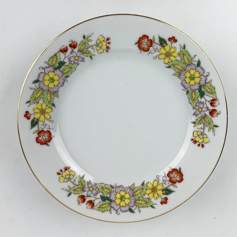 Signature Collection Dessert Plate Oriental Garden Fine China Japan Floral - 6ct 2