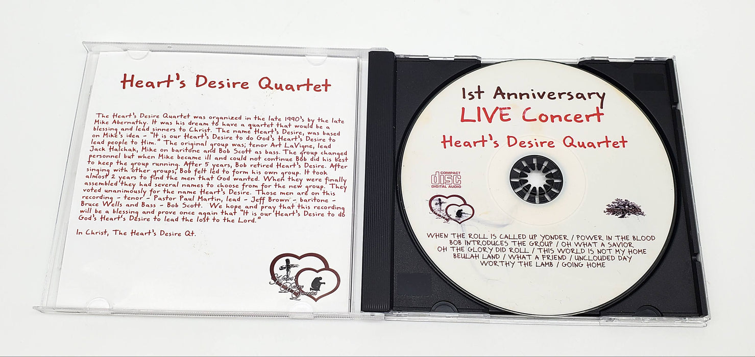 Heart's Desire Quartet 1st Anniversary Live Concert Album CD Self Published 2018 5