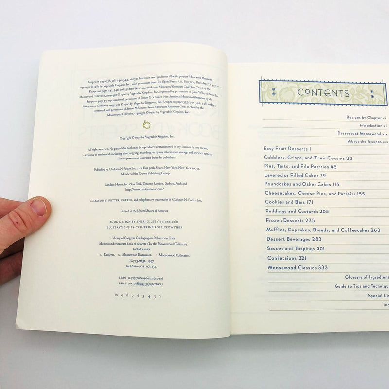 Moosewood Restaurant Book of Desserts Paperback The Moosewood Collective 1997 8