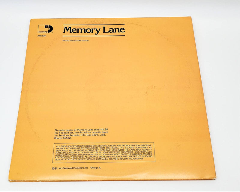 Memory Lane 4LP Record Sessions 1982 Ken Starr, Sammy Kaye Frankie Laine & More 2