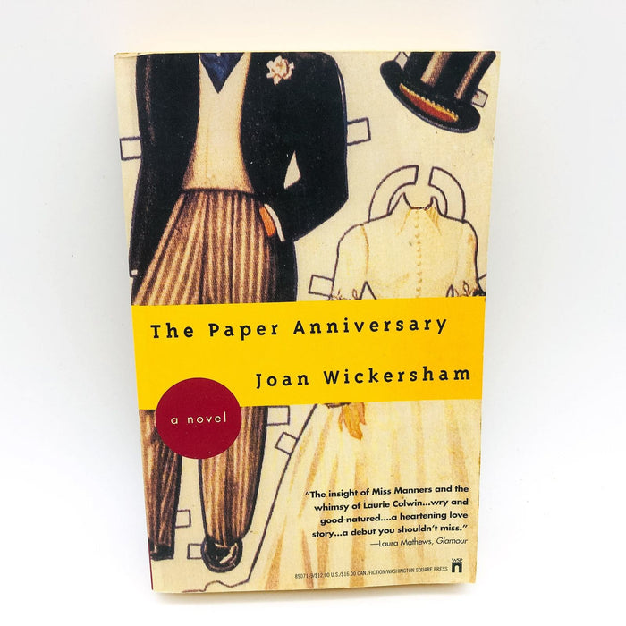 The Paper Anniversary Paperback Joan Wickersham 1995 Marriage Love Romance 1