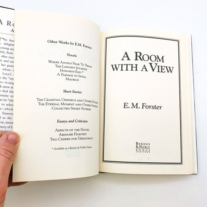 A Room With A View HC E. M. Forster 1993 Privilege Coming Of Age Historical 7