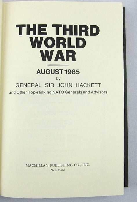 1980's Countdown To Armageddon & Third World War: Hardback - QTY 3 Books | USED 7