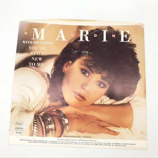 Marie Osmond You're Still New To Me Single Record Capitol Records 1986 B-5613 2