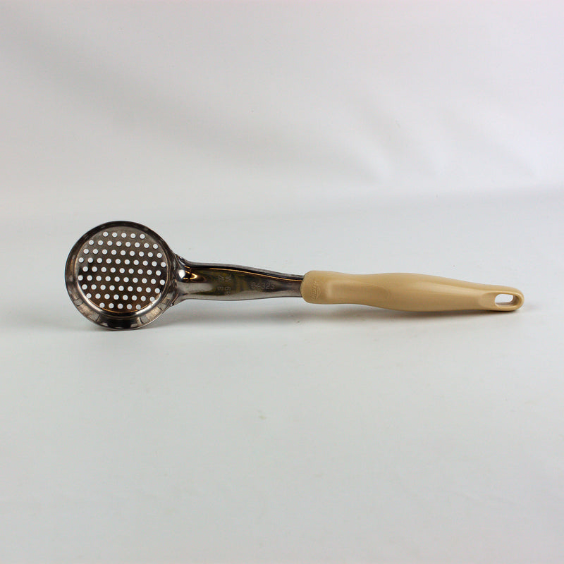 Vintage Vollrath Tan Handled Spoodle Perforated Portion Spoon 3 oz 89ML