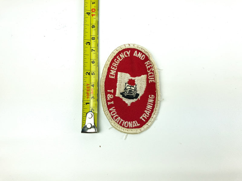 Vintage Emergency & Rescue Patch T & I Vocational Training Ohio Embroidered