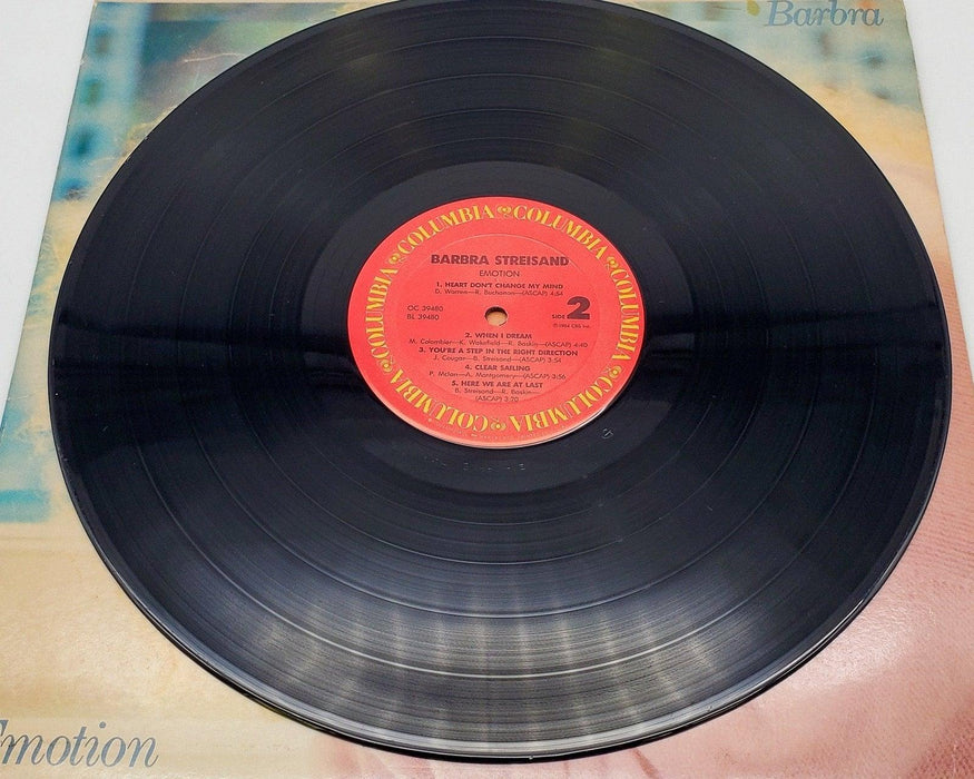 Barbra Streisand Emotion 33 RPM LP Record Columbia 1984 6
